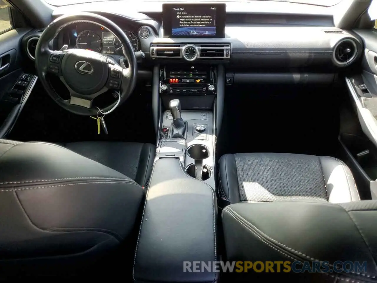 8 Photograph of a damaged car JTHCA1D29M5115814 LEXUS IS 2021