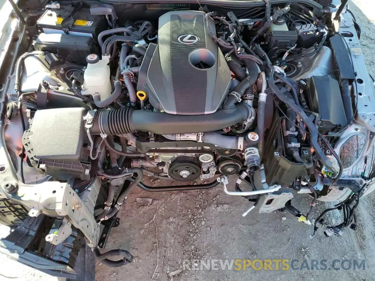 11 Photograph of a damaged car JTHCA1D2XM5115885 LEXUS IS 2021