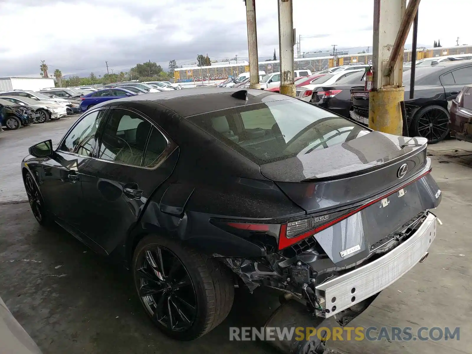 3 Photograph of a damaged car JTHGZ1B21M5043133 LEXUS IS 2021