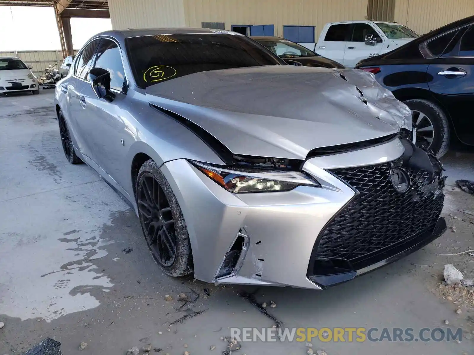 1 Photograph of a damaged car JTHGZ1B22M5040726 LEXUS IS 2021