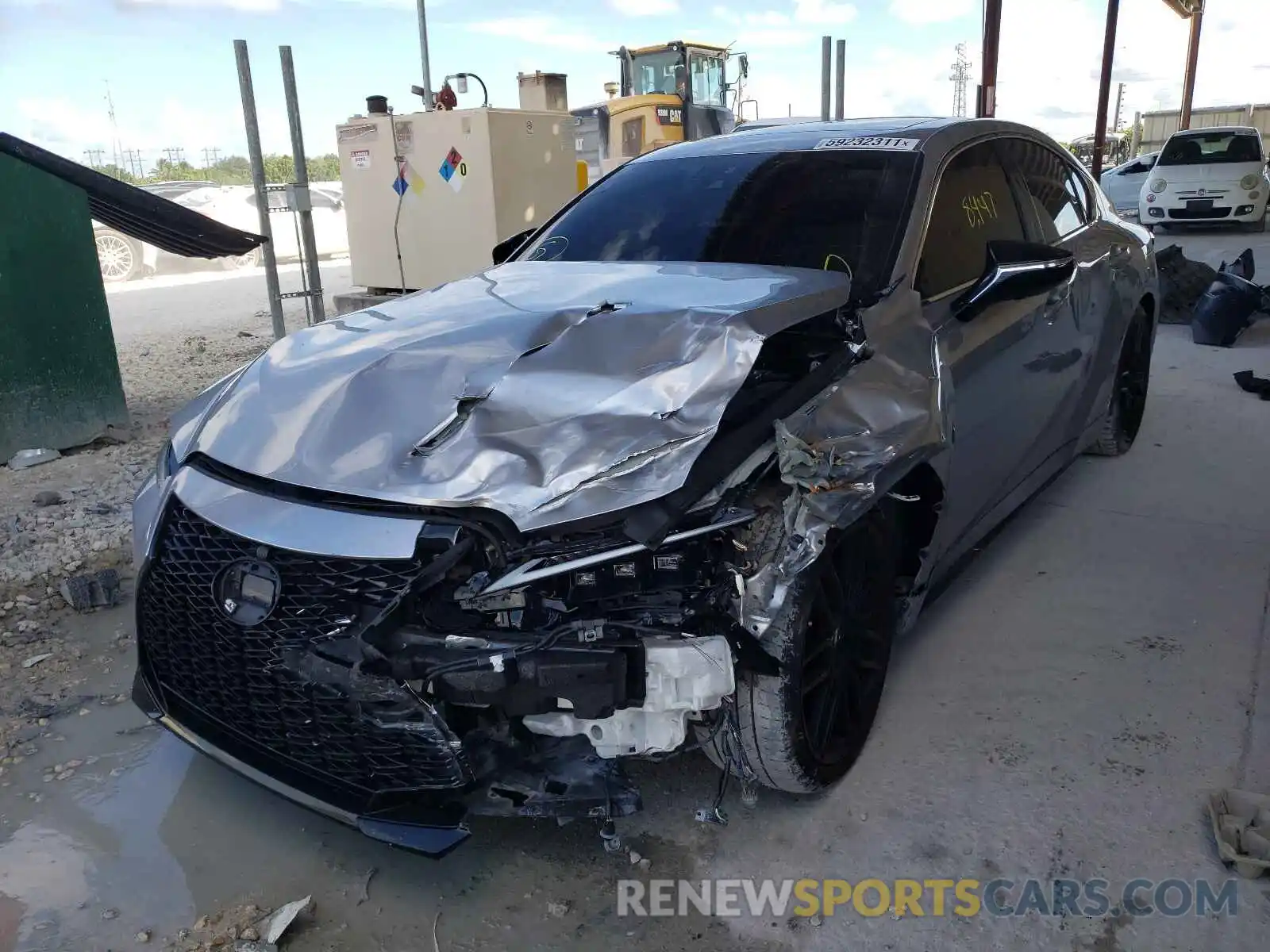 2 Photograph of a damaged car JTHGZ1B22M5040726 LEXUS IS 2021