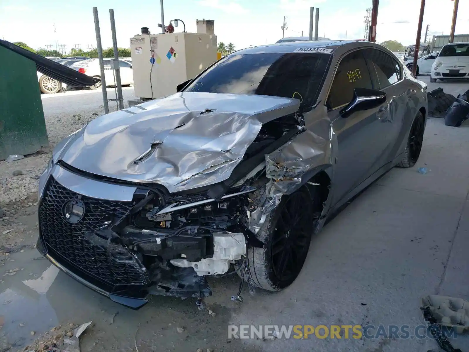 9 Photograph of a damaged car JTHGZ1B22M5040726 LEXUS IS 2021