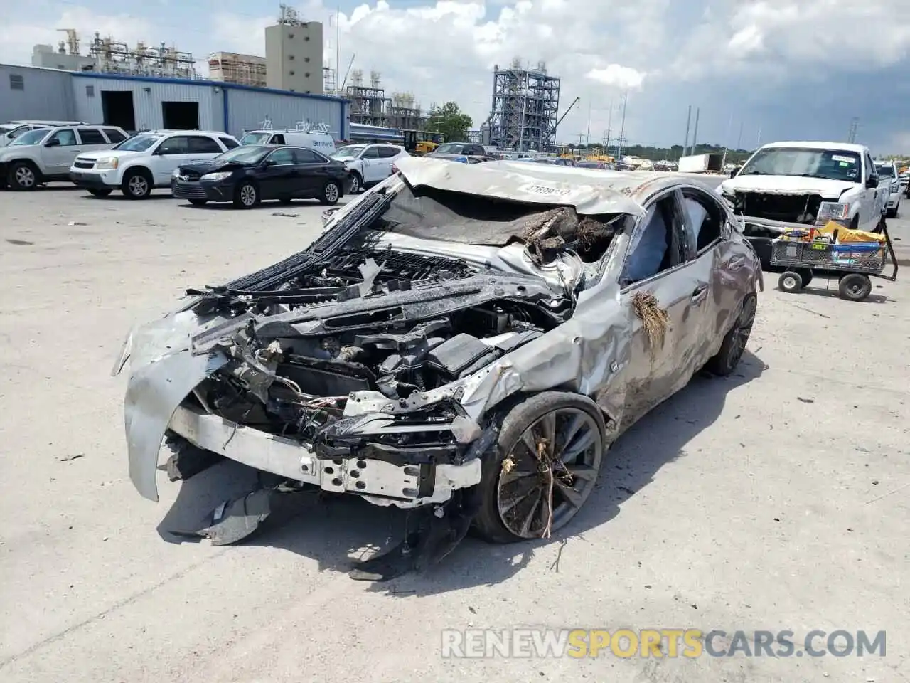 2 Photograph of a damaged car JTHGZ1B23M5038323 LEXUS IS 2021