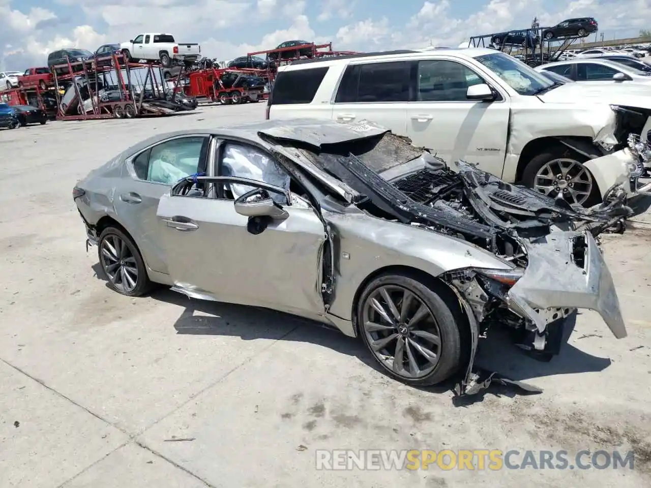 9 Photograph of a damaged car JTHGZ1B23M5038323 LEXUS IS 2021