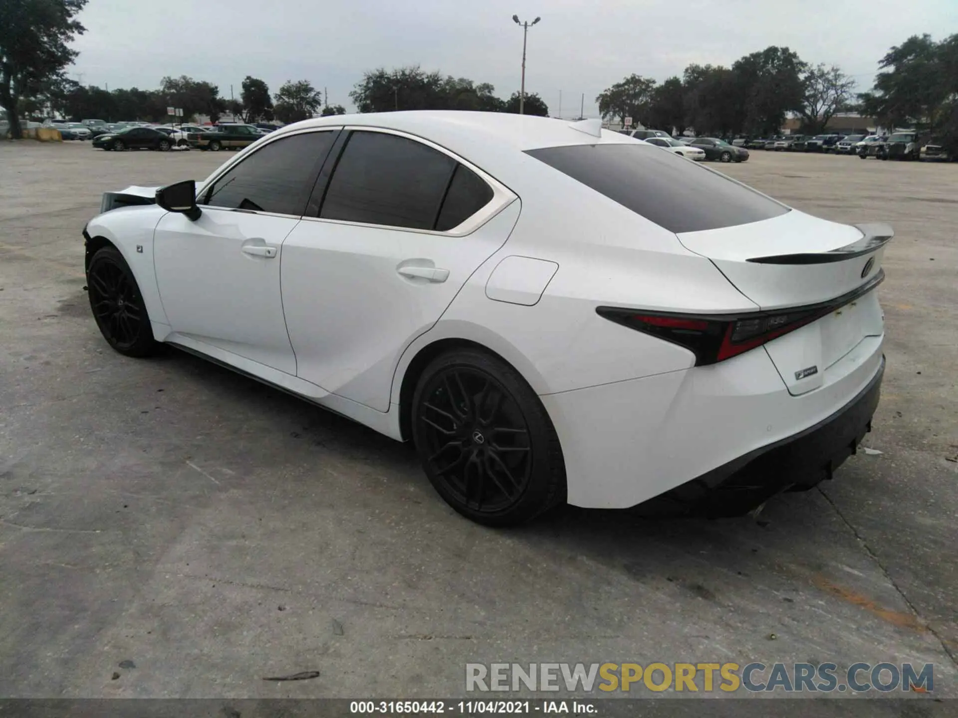 3 Photograph of a damaged car JTHGZ1B23M5040797 LEXUS IS 2021