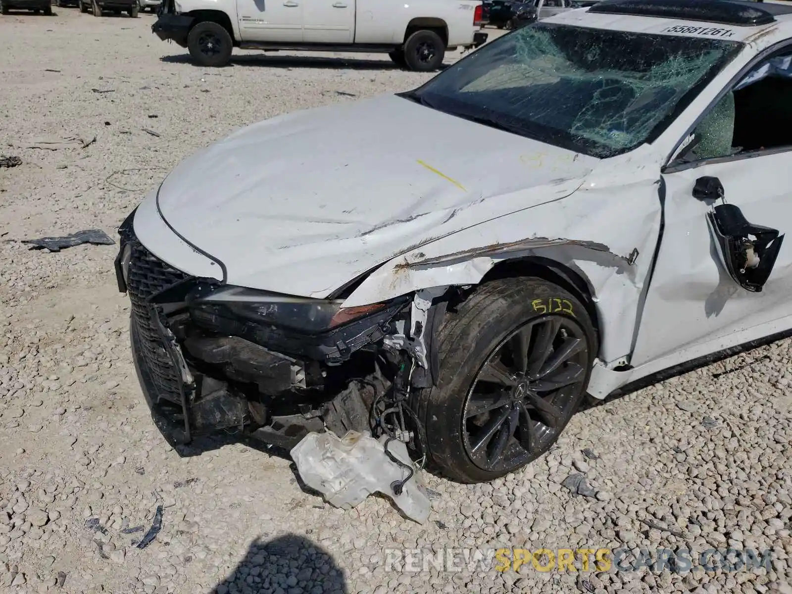 9 Photograph of a damaged car JTHGZ1B23M5041979 LEXUS IS 2021