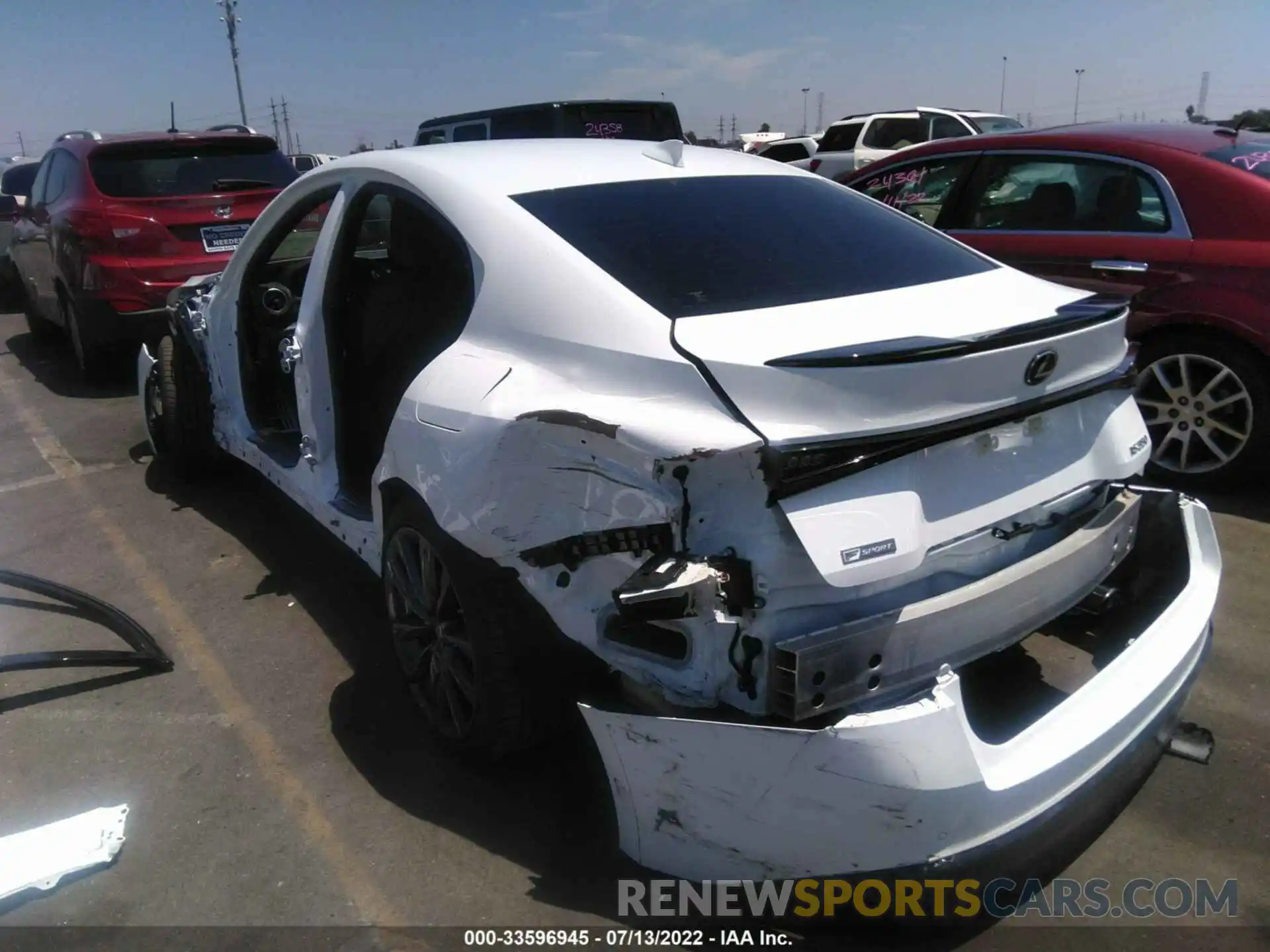 3 Photograph of a damaged car JTHGZ1B23M5046843 LEXUS IS 2021