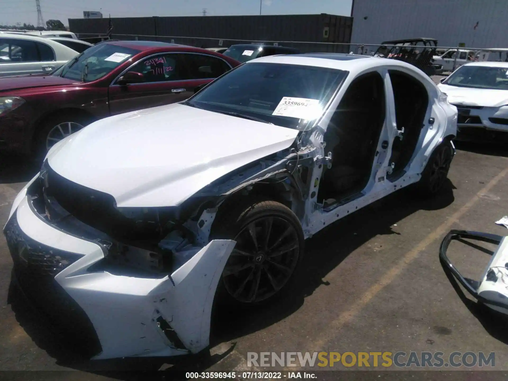 6 Photograph of a damaged car JTHGZ1B23M5046843 LEXUS IS 2021