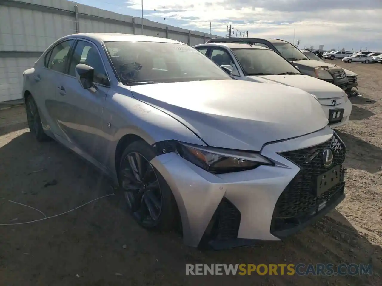 1 Photograph of a damaged car JTHGZ1B23M5048592 LEXUS IS 2021