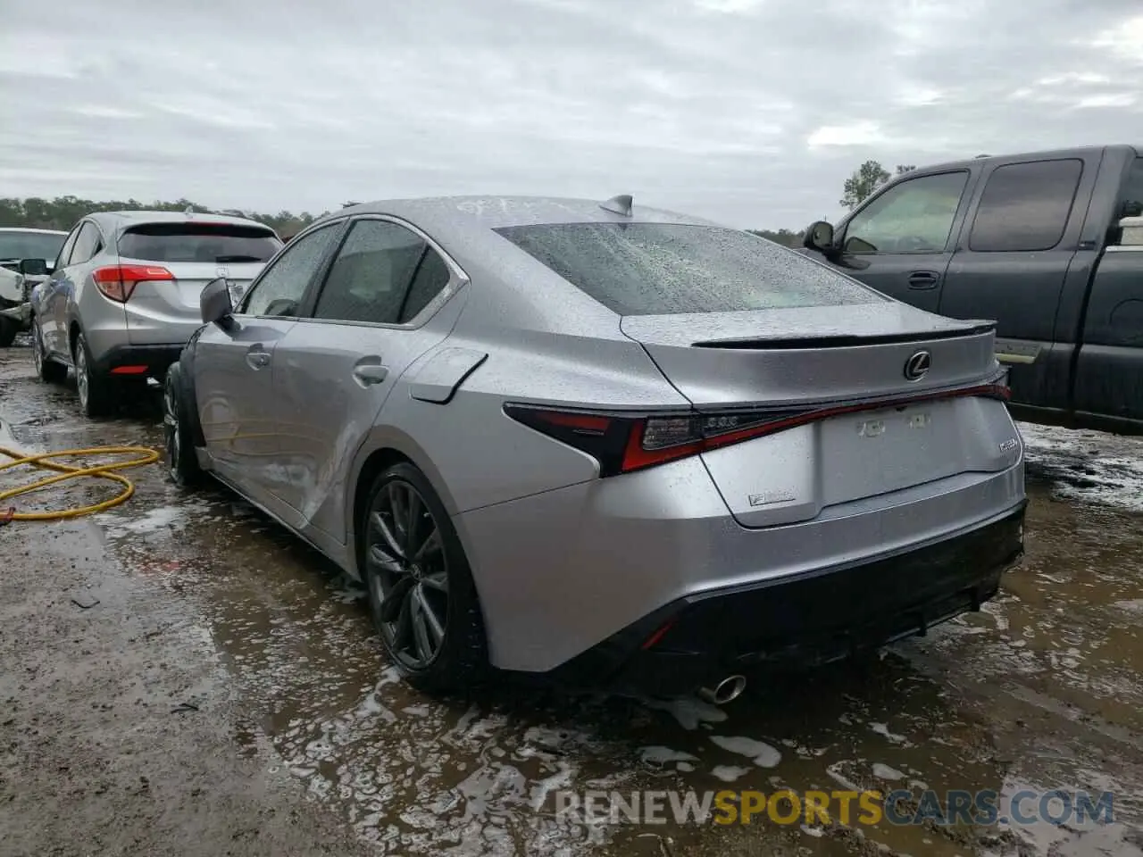 3 Photograph of a damaged car JTHGZ1B24M5041960 LEXUS IS 2021