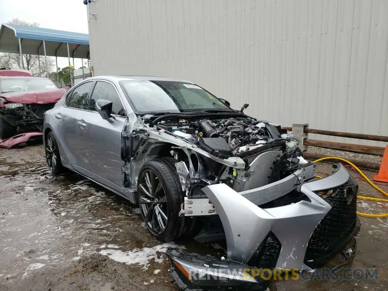 9 Photograph of a damaged car JTHGZ1B24M5041960 LEXUS IS 2021