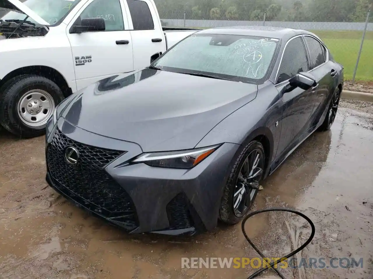 2 Photograph of a damaged car JTHGZ1B25M5042924 LEXUS IS 2021