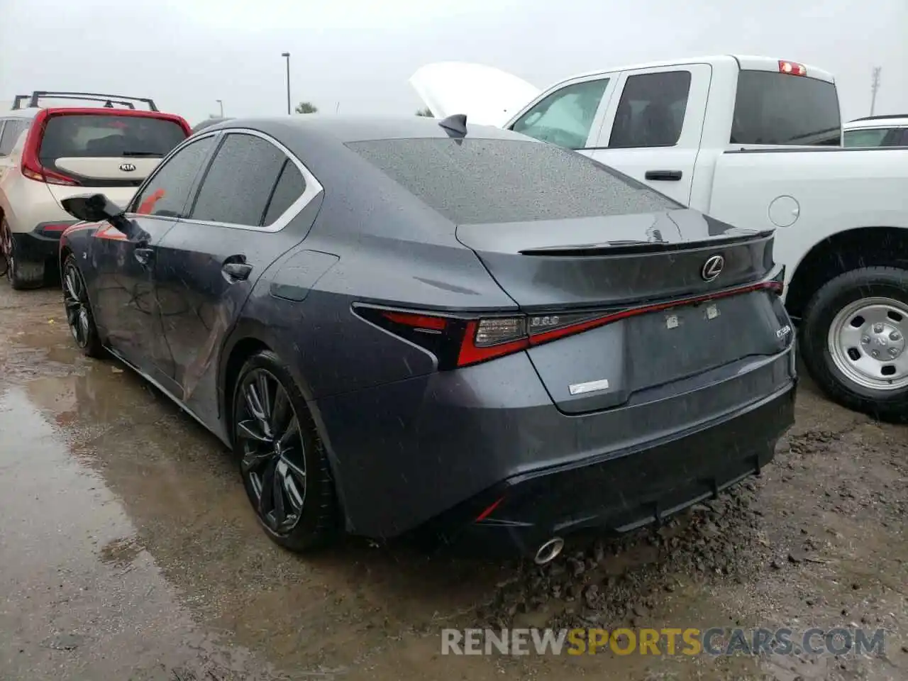 3 Photograph of a damaged car JTHGZ1B25M5042924 LEXUS IS 2021