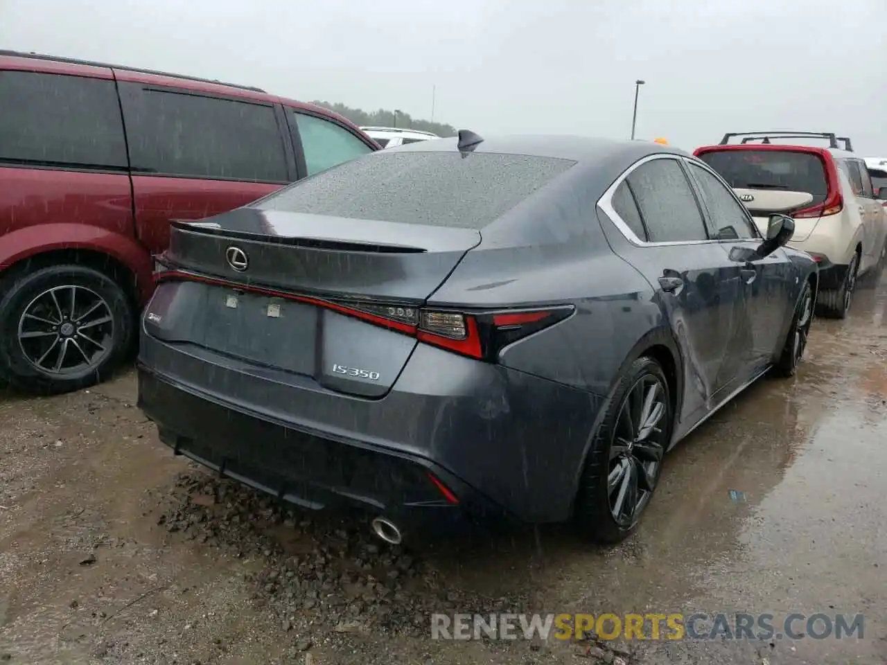 4 Photograph of a damaged car JTHGZ1B25M5042924 LEXUS IS 2021