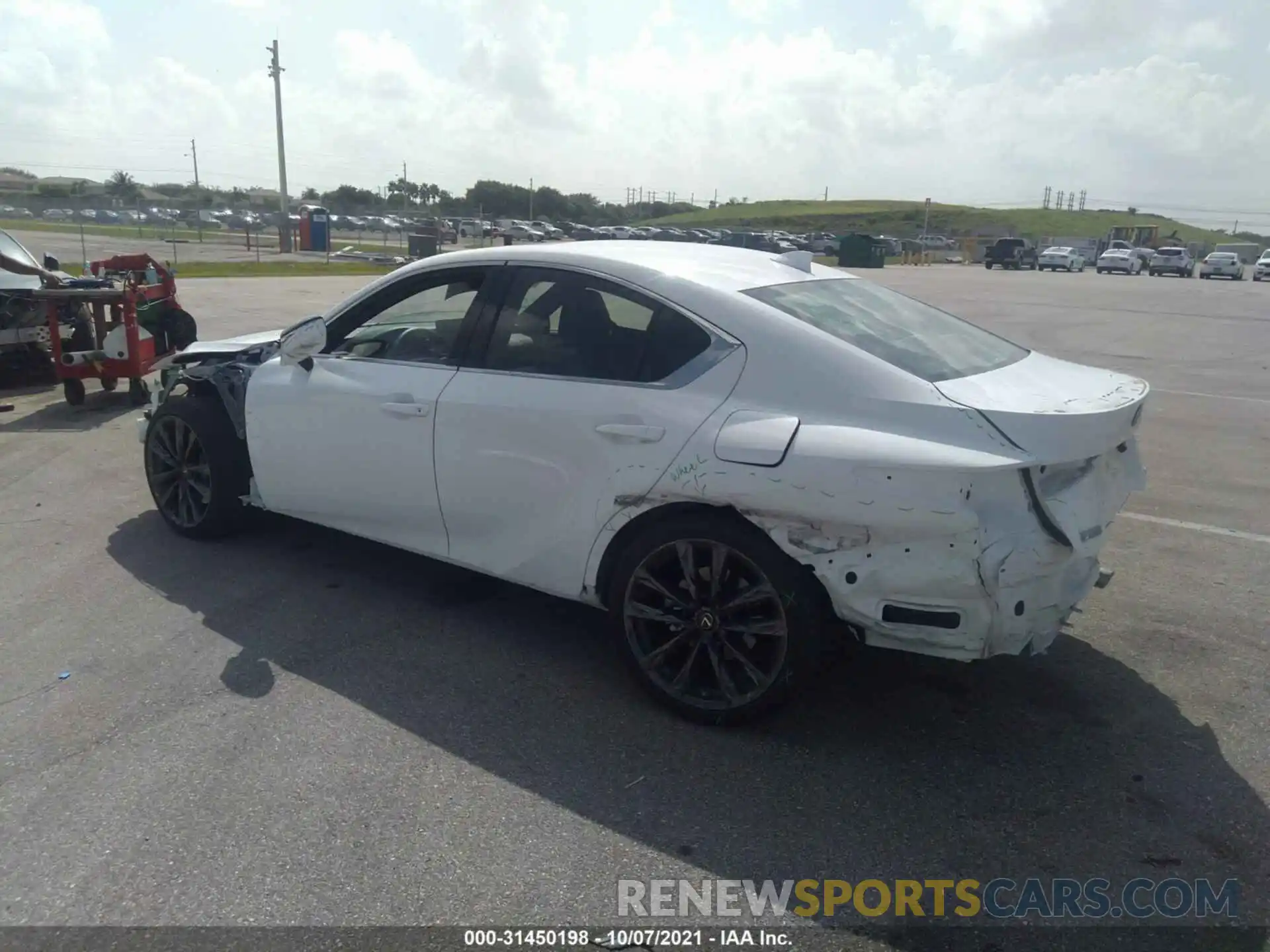 3 Photograph of a damaged car JTHGZ1B25M5043247 LEXUS IS 2021