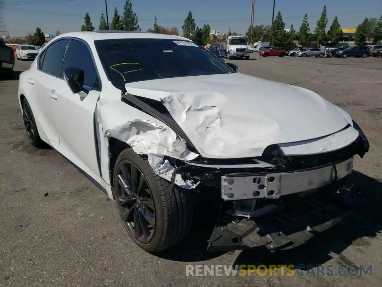 1 Photograph of a damaged car JTHGZ1B25M5046729 LEXUS IS 2021