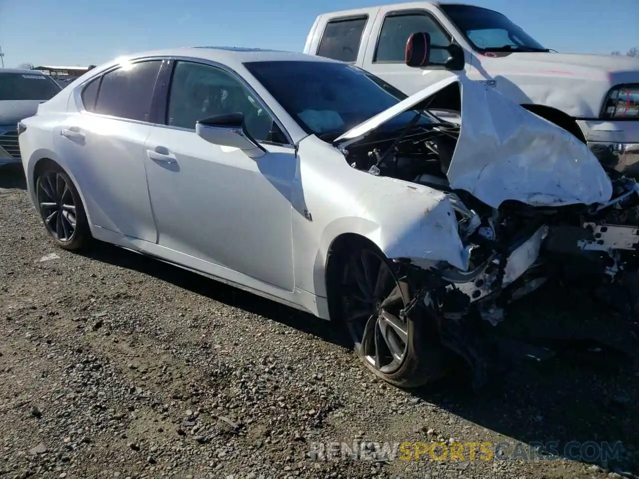 4 Photograph of a damaged car JTHGZ1B25M5046746 LEXUS IS 2021