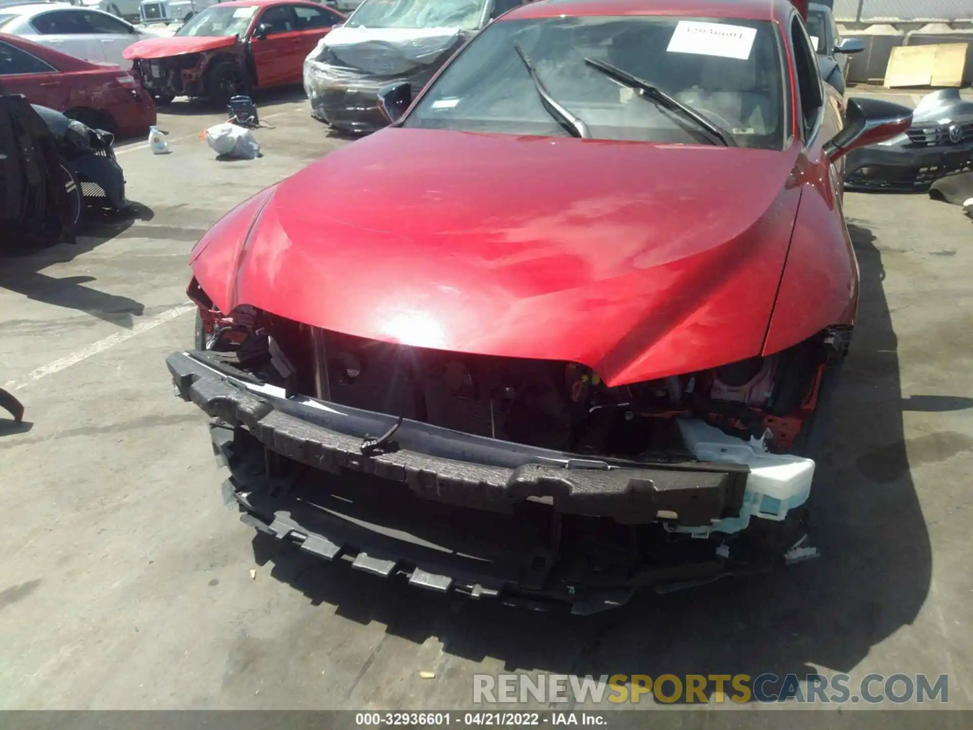 6 Photograph of a damaged car JTHGZ1B26M5046674 LEXUS IS 2021