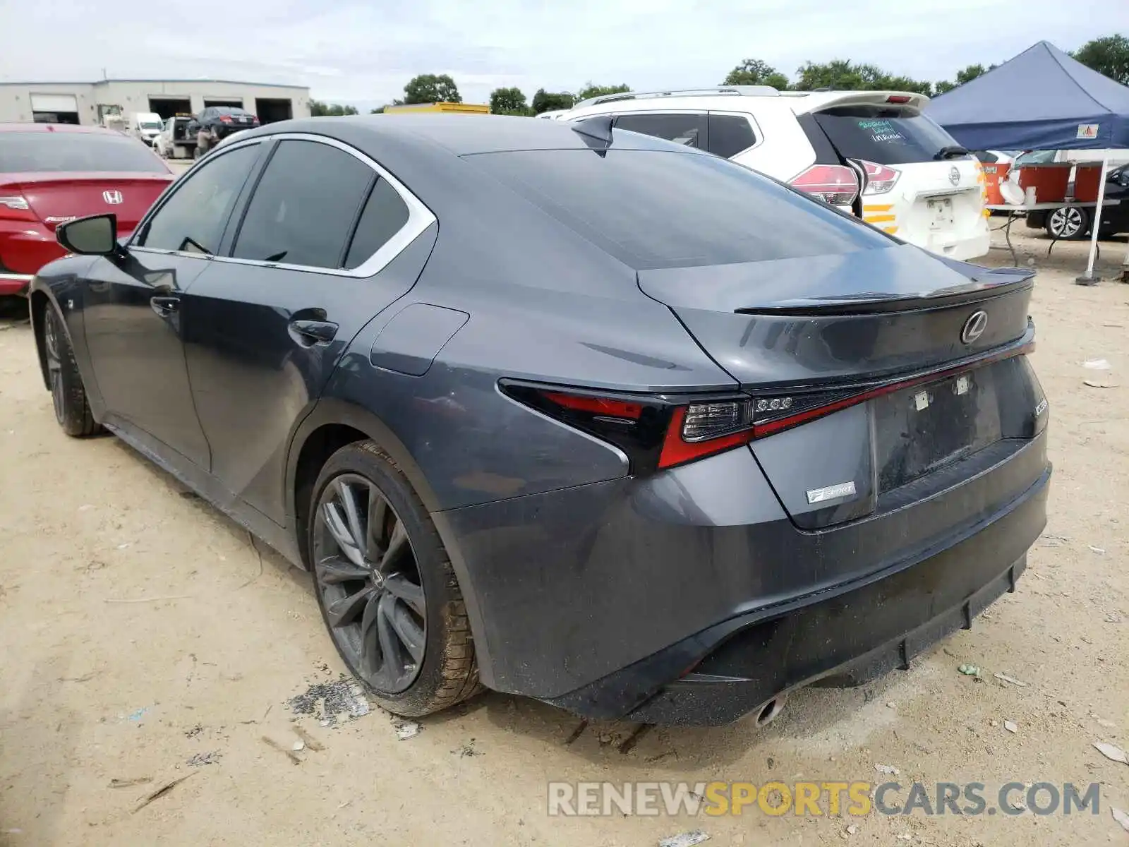 3 Photograph of a damaged car JTHGZ1B27M5037515 LEXUS IS 2021