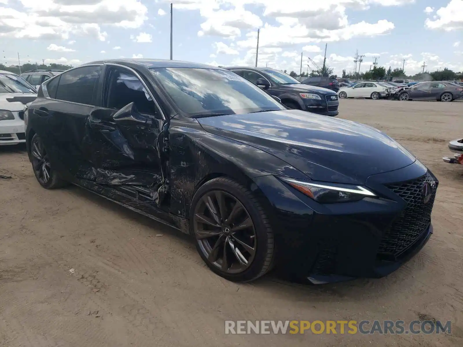 1 Photograph of a damaged car JTHGZ1B27M5040284 LEXUS IS 2021