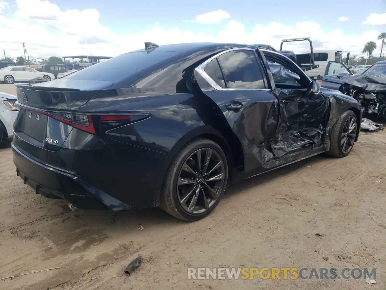 4 Photograph of a damaged car JTHGZ1B27M5040284 LEXUS IS 2021