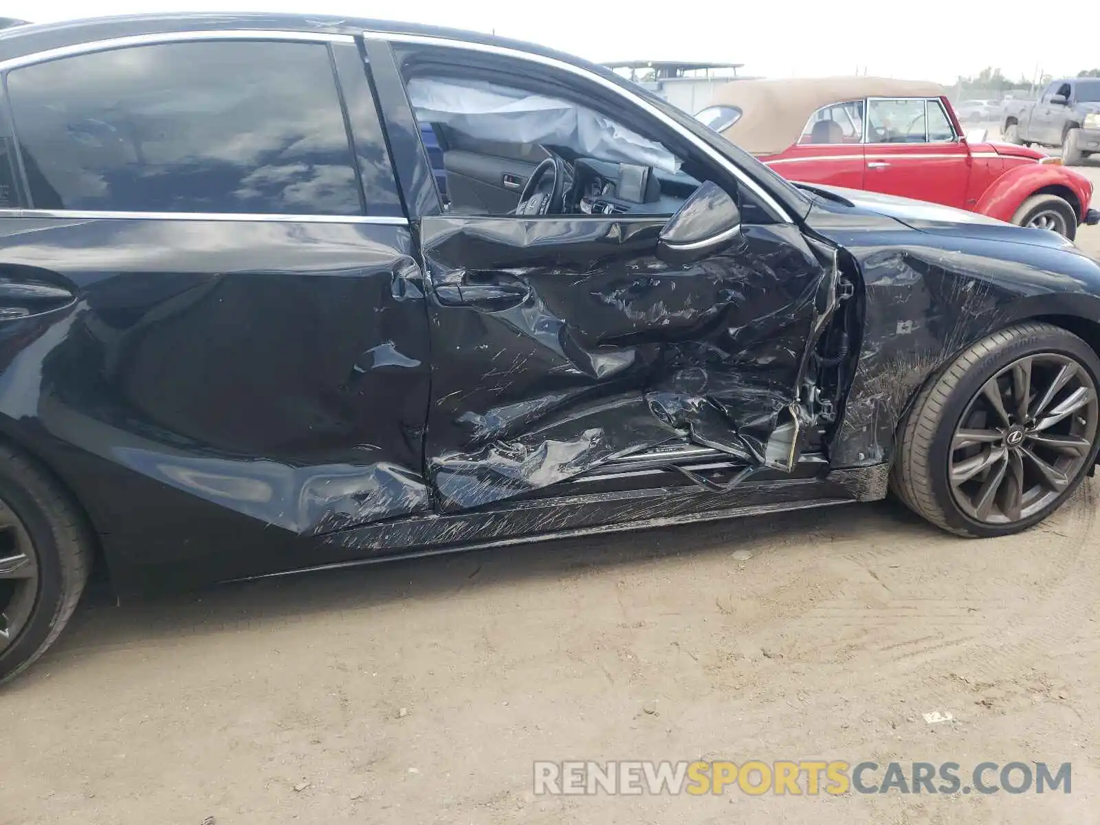 9 Photograph of a damaged car JTHGZ1B27M5040284 LEXUS IS 2021