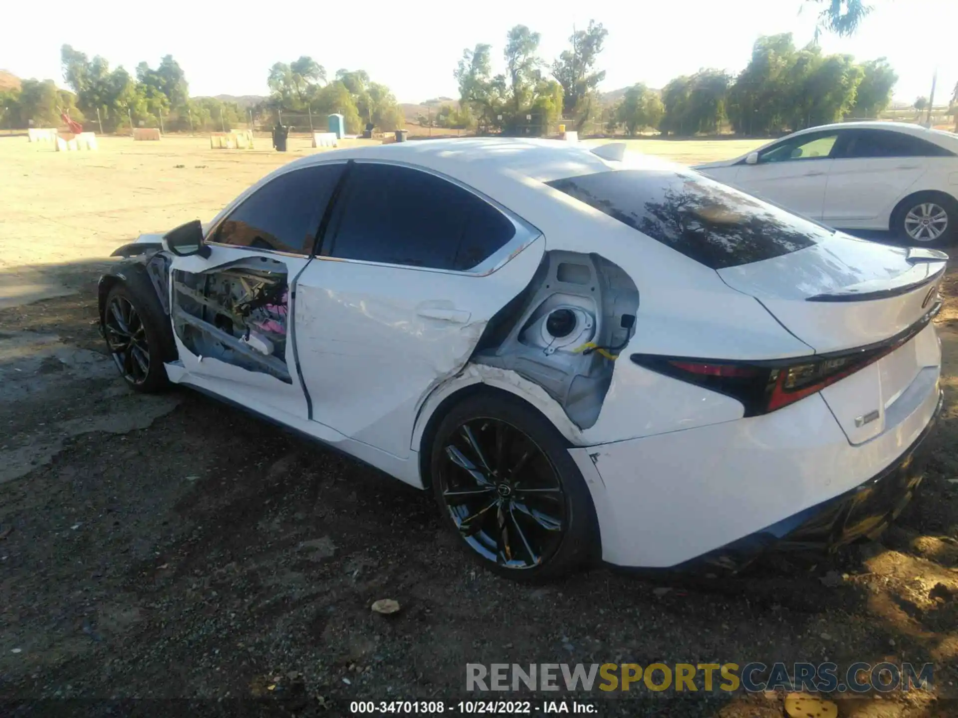 3 Photograph of a damaged car JTHGZ1B27M5040396 LEXUS IS 2021