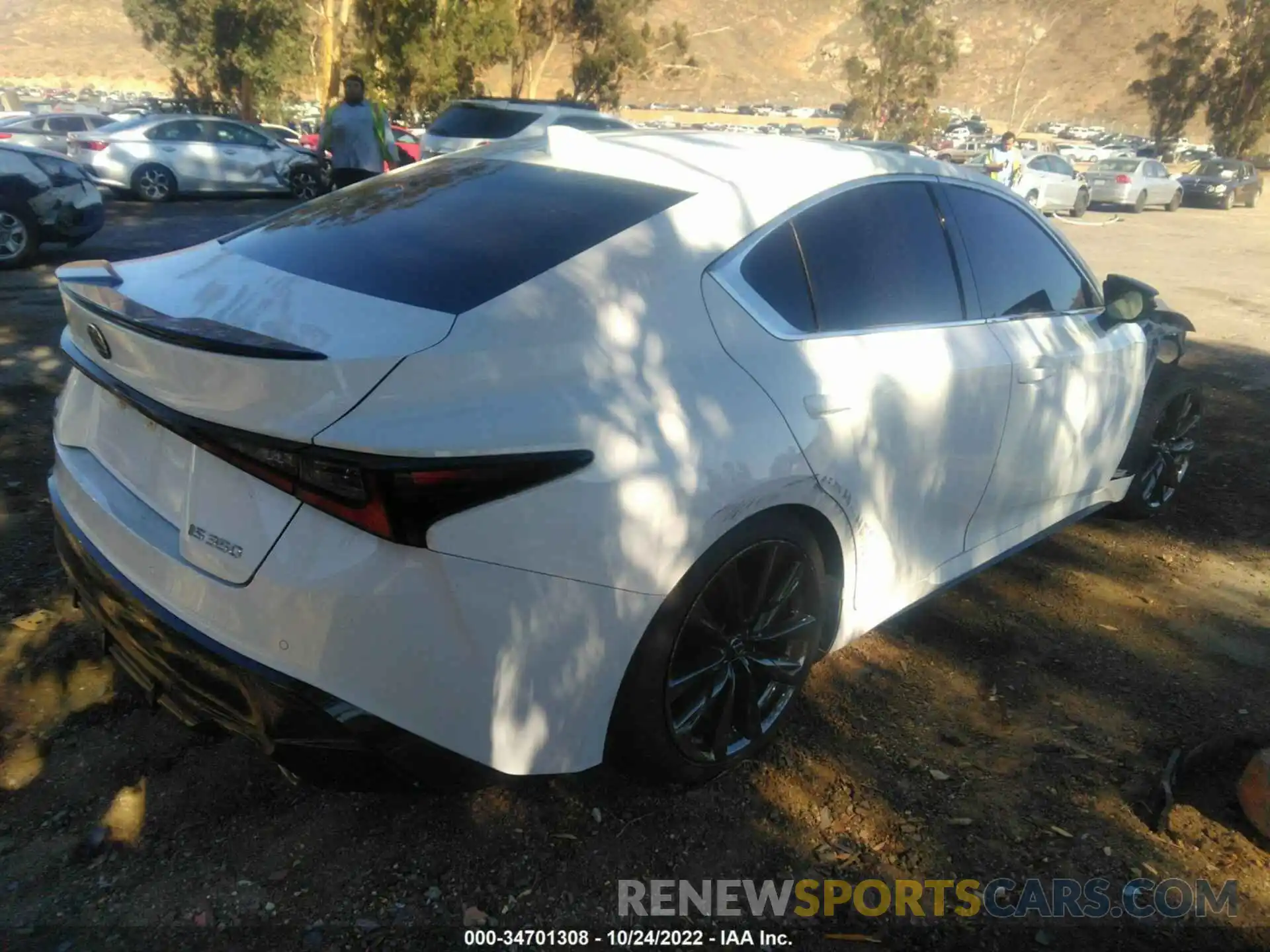 4 Photograph of a damaged car JTHGZ1B27M5040396 LEXUS IS 2021