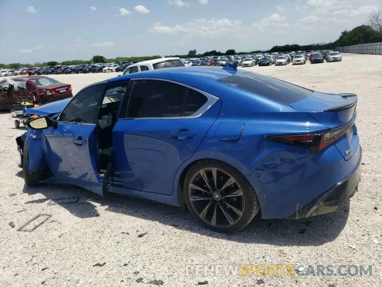 2 Photograph of a damaged car JTHGZ1B27M5044562 LEXUS IS 2021
