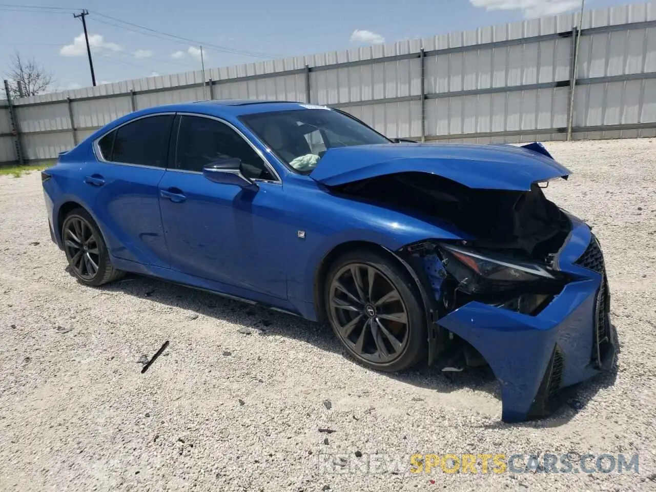 4 Photograph of a damaged car JTHGZ1B27M5044562 LEXUS IS 2021