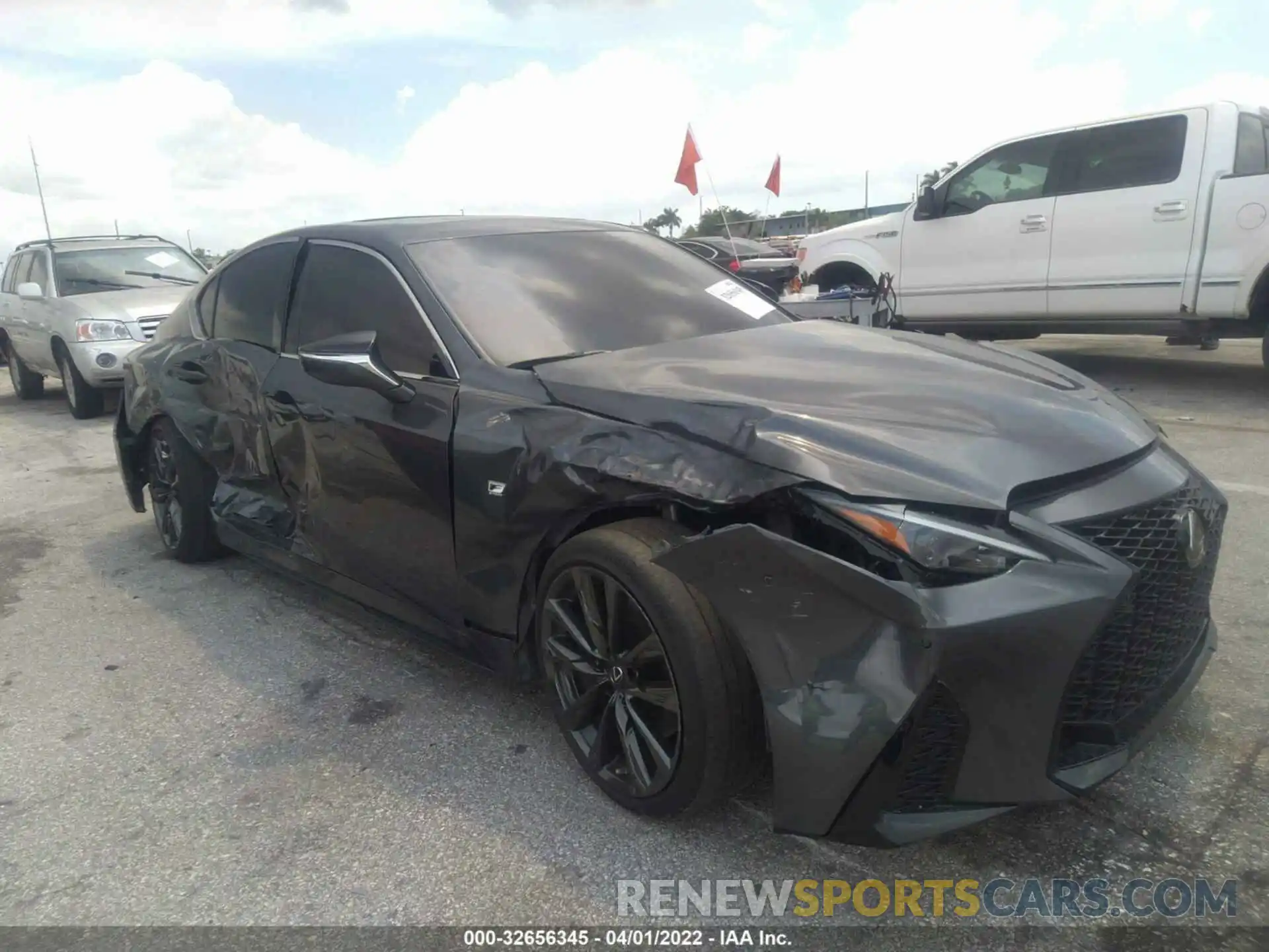 6 Photograph of a damaged car JTHGZ1B27M5045680 LEXUS IS 2021