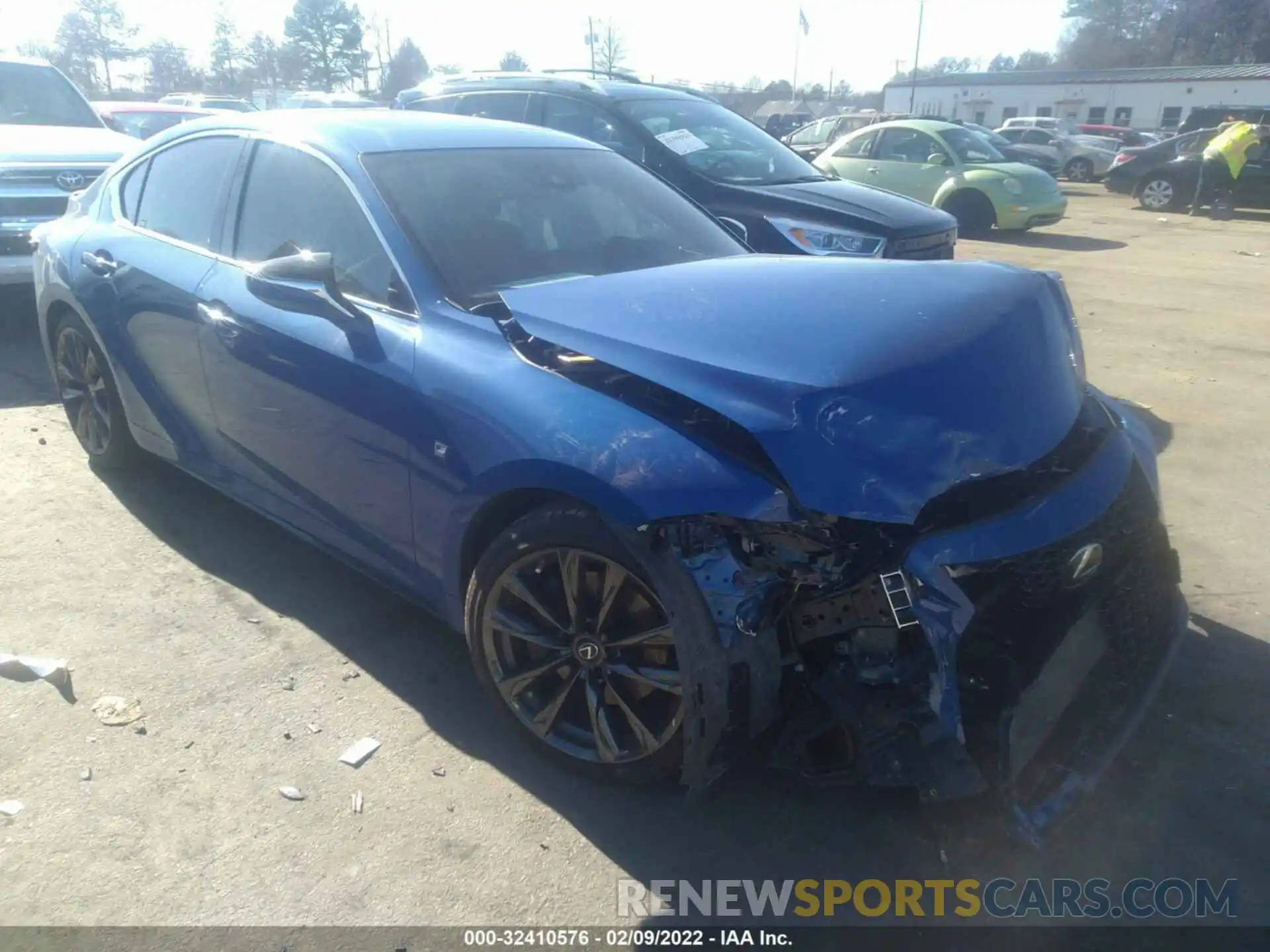 1 Photograph of a damaged car JTHGZ1B27M5048224 LEXUS IS 2021