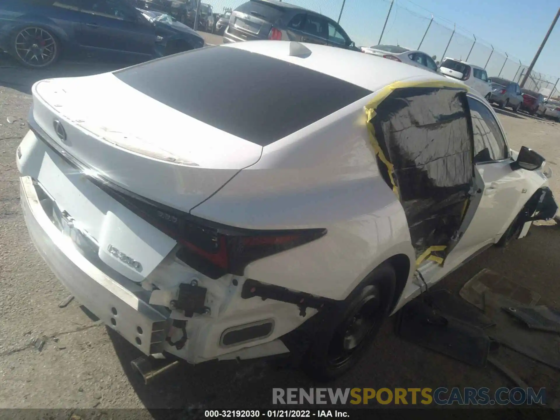 3 Photograph of a damaged car JTHGZ1B28M5040858 LEXUS IS 2021