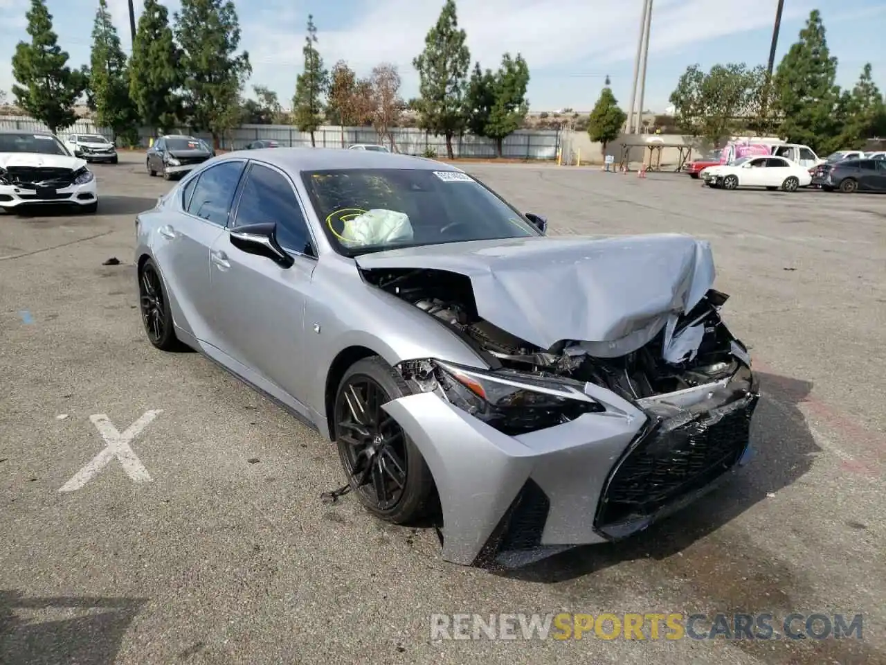 1 Photograph of a damaged car JTHGZ1B28M5040925 LEXUS IS 2021