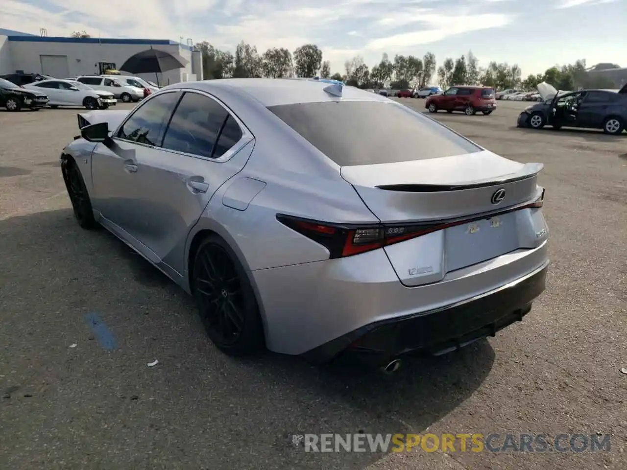 3 Photograph of a damaged car JTHGZ1B28M5040925 LEXUS IS 2021