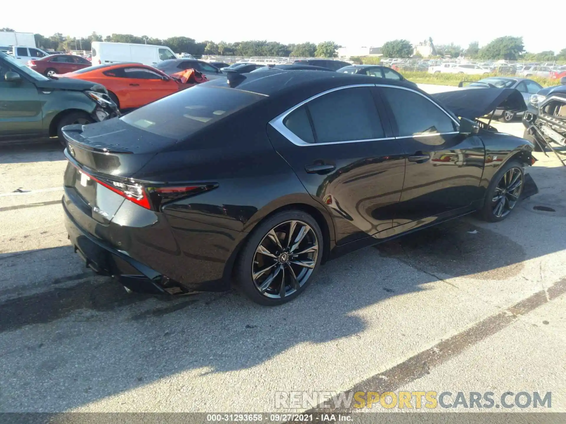 4 Photograph of a damaged car JTHGZ1B28M5046840 LEXUS IS 2021