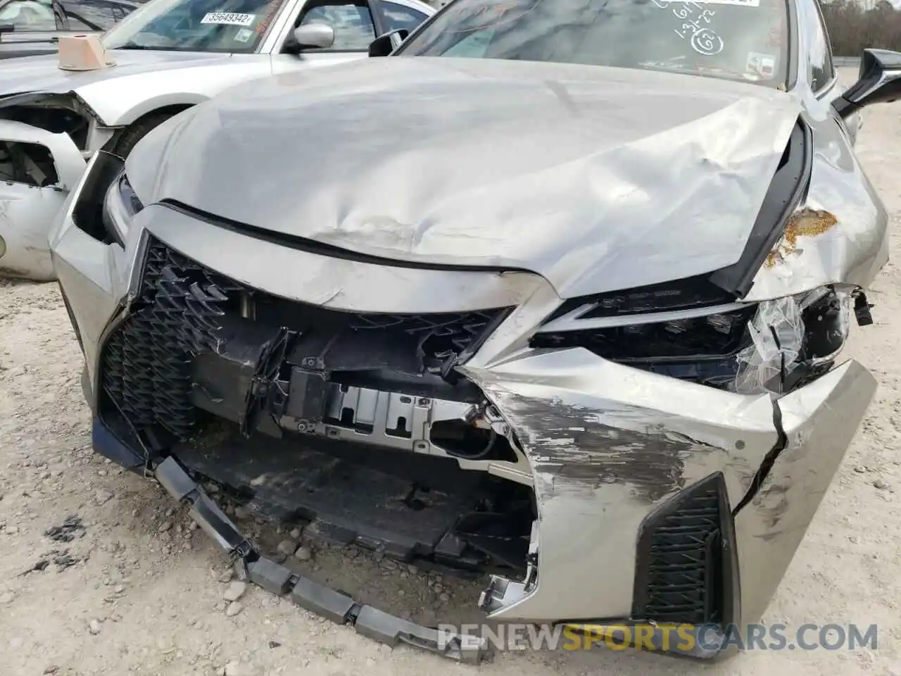 9 Photograph of a damaged car JTHGZ1B28M5047342 LEXUS IS 2021