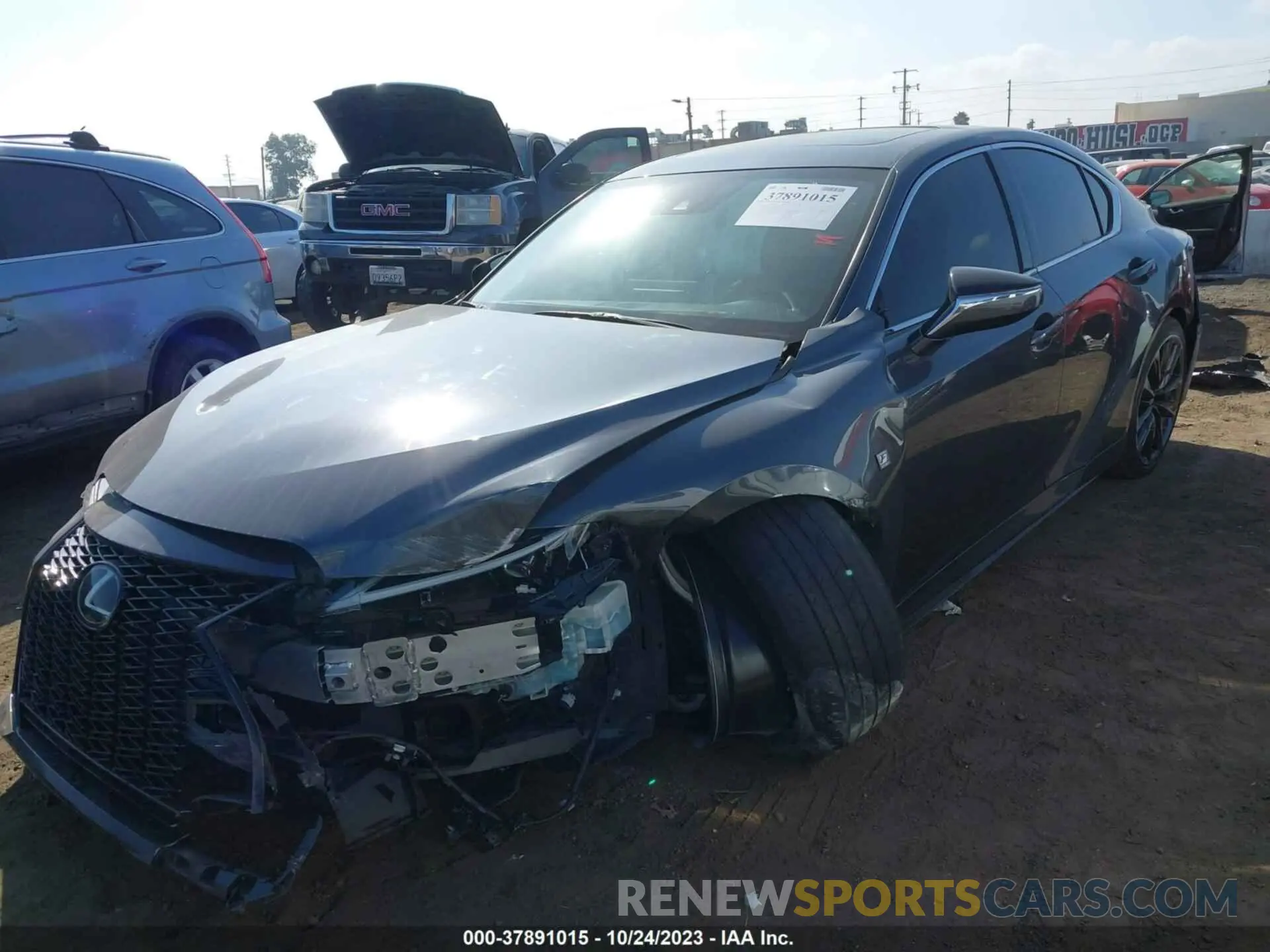 2 Photograph of a damaged car JTHGZ1B29M5046023 LEXUS IS 2021