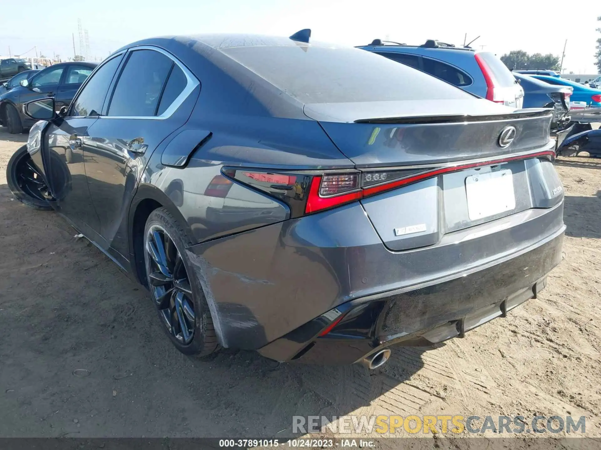 3 Photograph of a damaged car JTHGZ1B29M5046023 LEXUS IS 2021