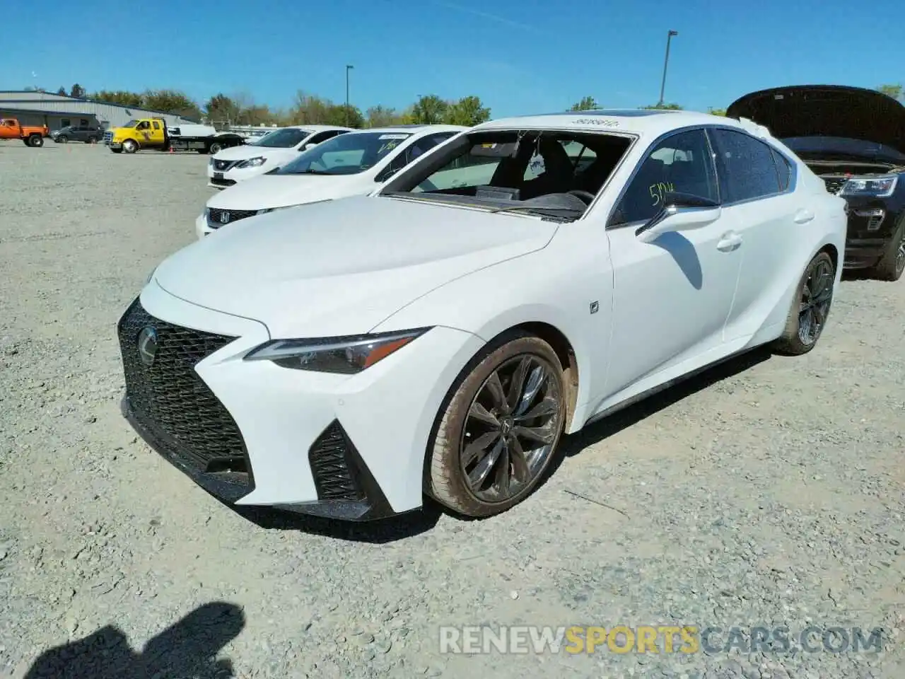 2 Photograph of a damaged car JTHGZ1B29M5046734 LEXUS IS 2021