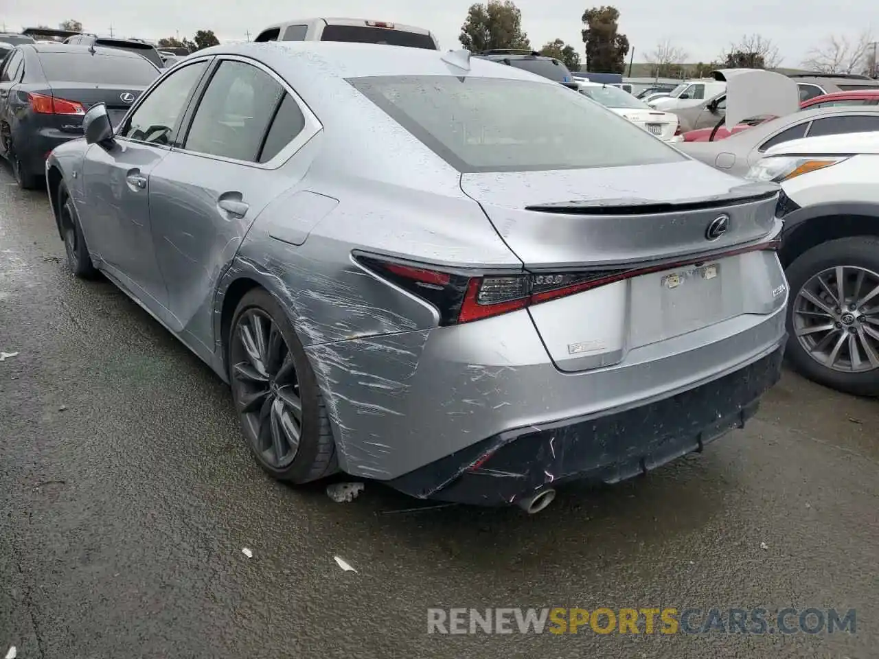 2 Photograph of a damaged car JTHGZ1B2XM5038321 LEXUS IS 2021