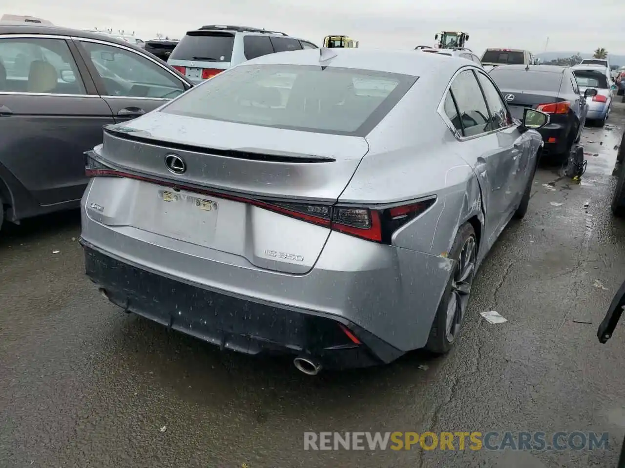 3 Photograph of a damaged car JTHGZ1B2XM5038321 LEXUS IS 2021