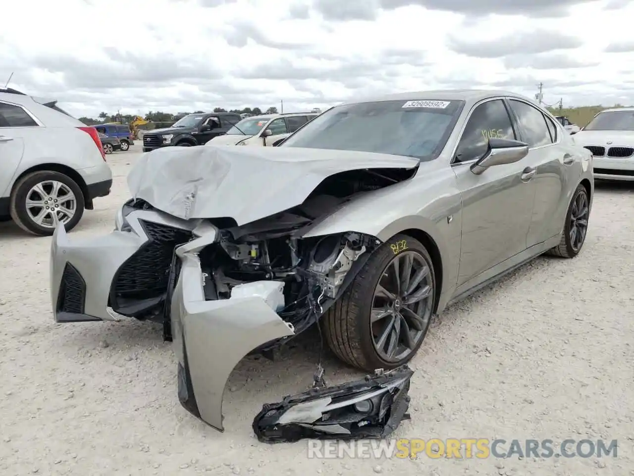 2 Photograph of a damaged car JTHGZ1B2XM5043678 LEXUS IS 2021