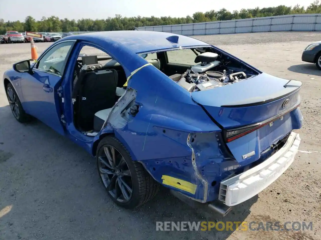 9 Photograph of a damaged car JTHGZ1E20M5020096 LEXUS IS 2021