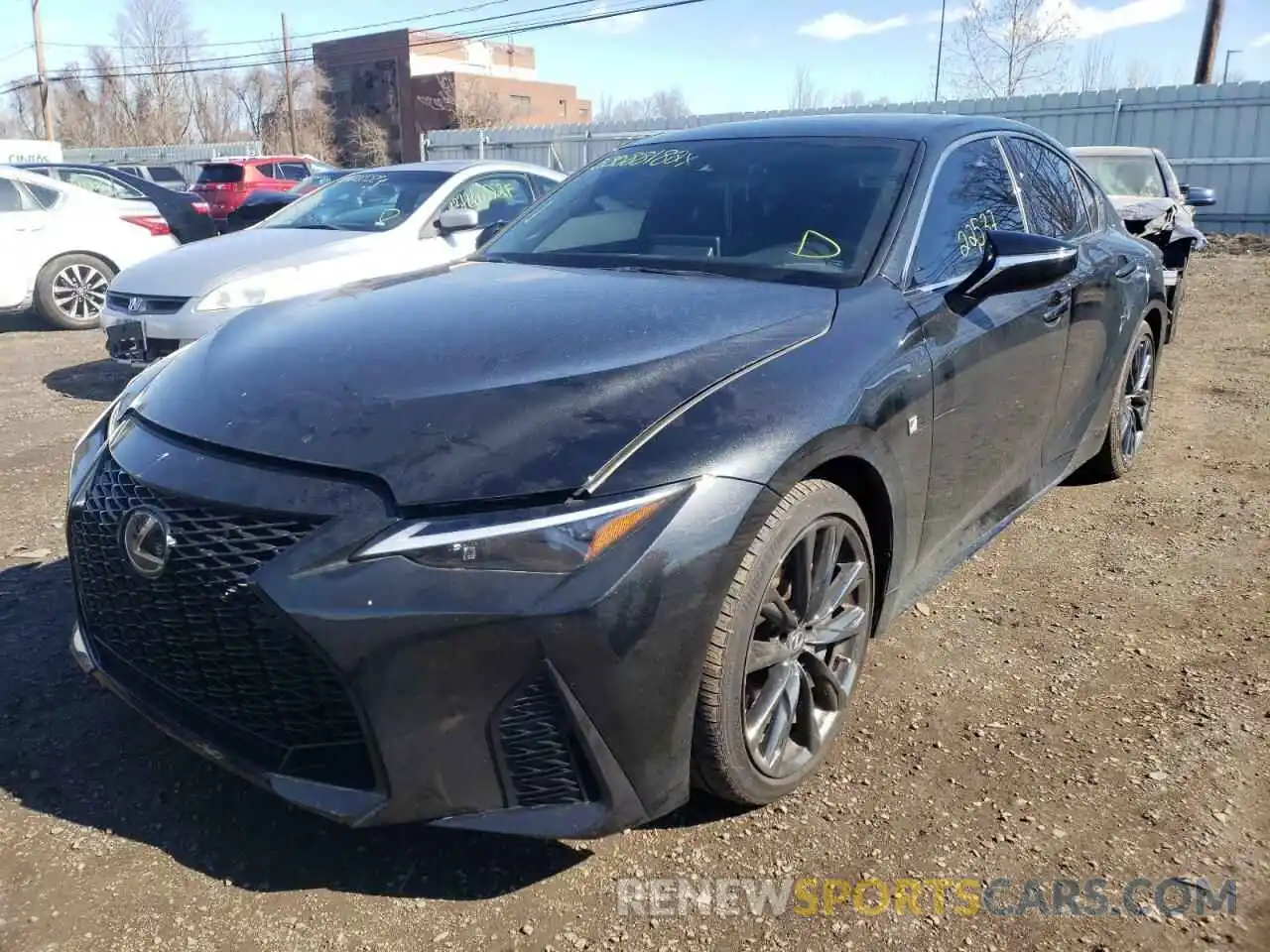 2 Photograph of a damaged car JTHGZ1E21M5020155 LEXUS IS 2021