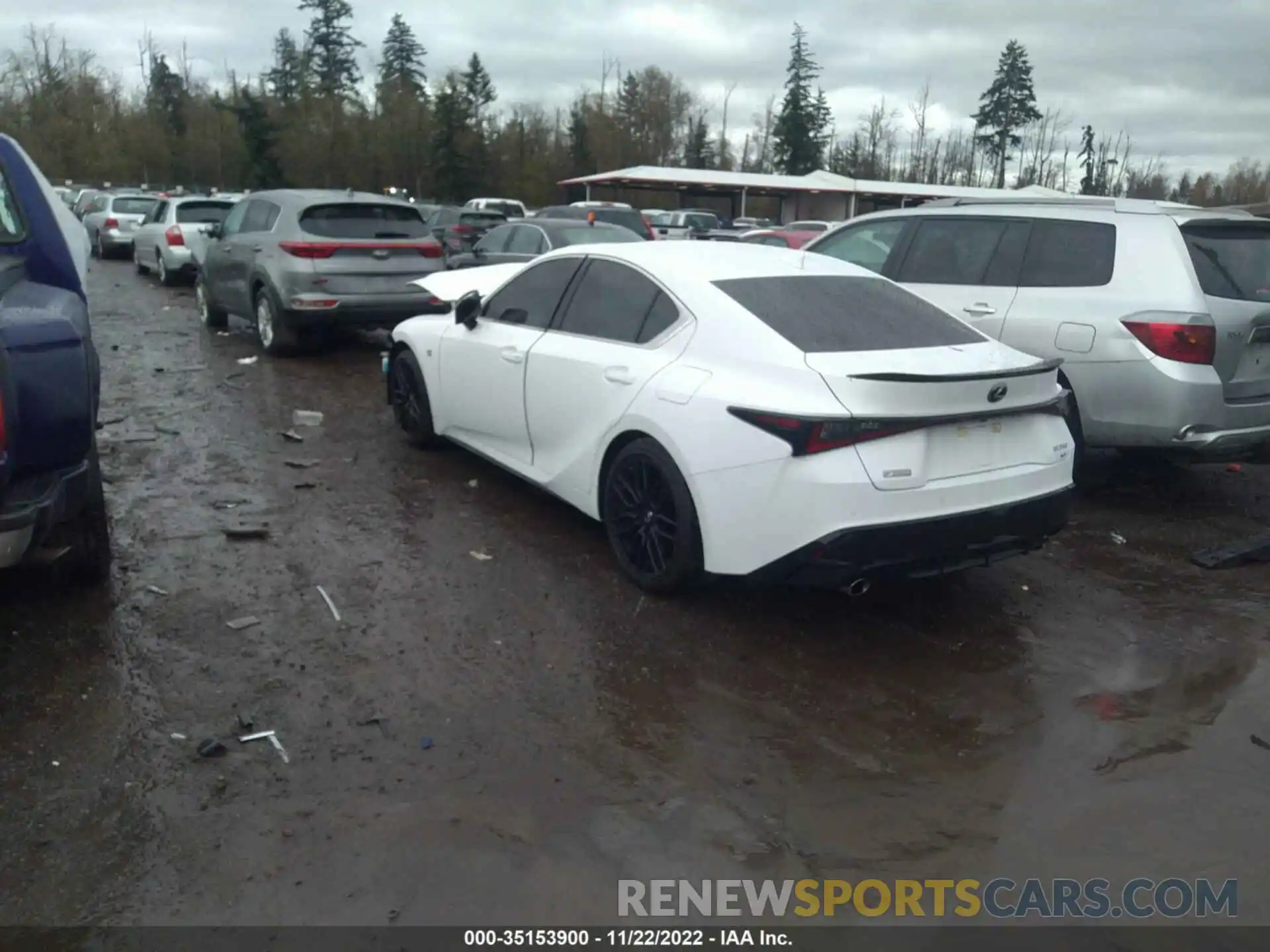 3 Photograph of a damaged car JTHGZ1E22M5022688 LEXUS IS 2021