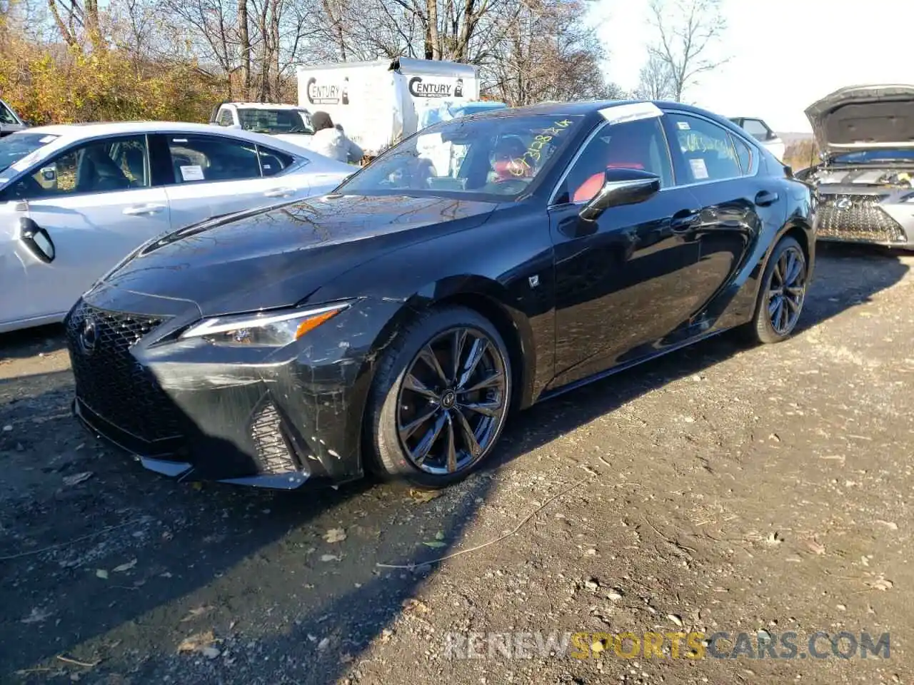 2 Photograph of a damaged car JTHGZ1E23M5022540 LEXUS IS 2021