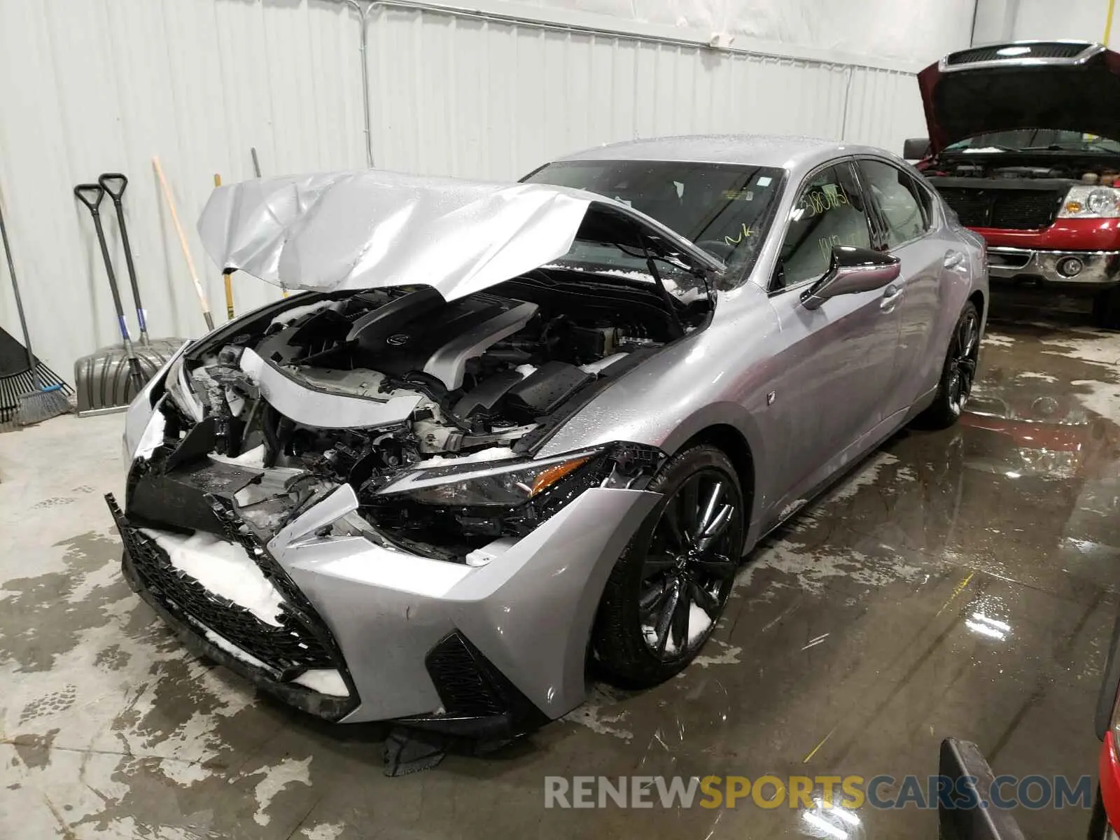 2 Photograph of a damaged car JTHGZ1E26M5018661 LEXUS IS 2021
