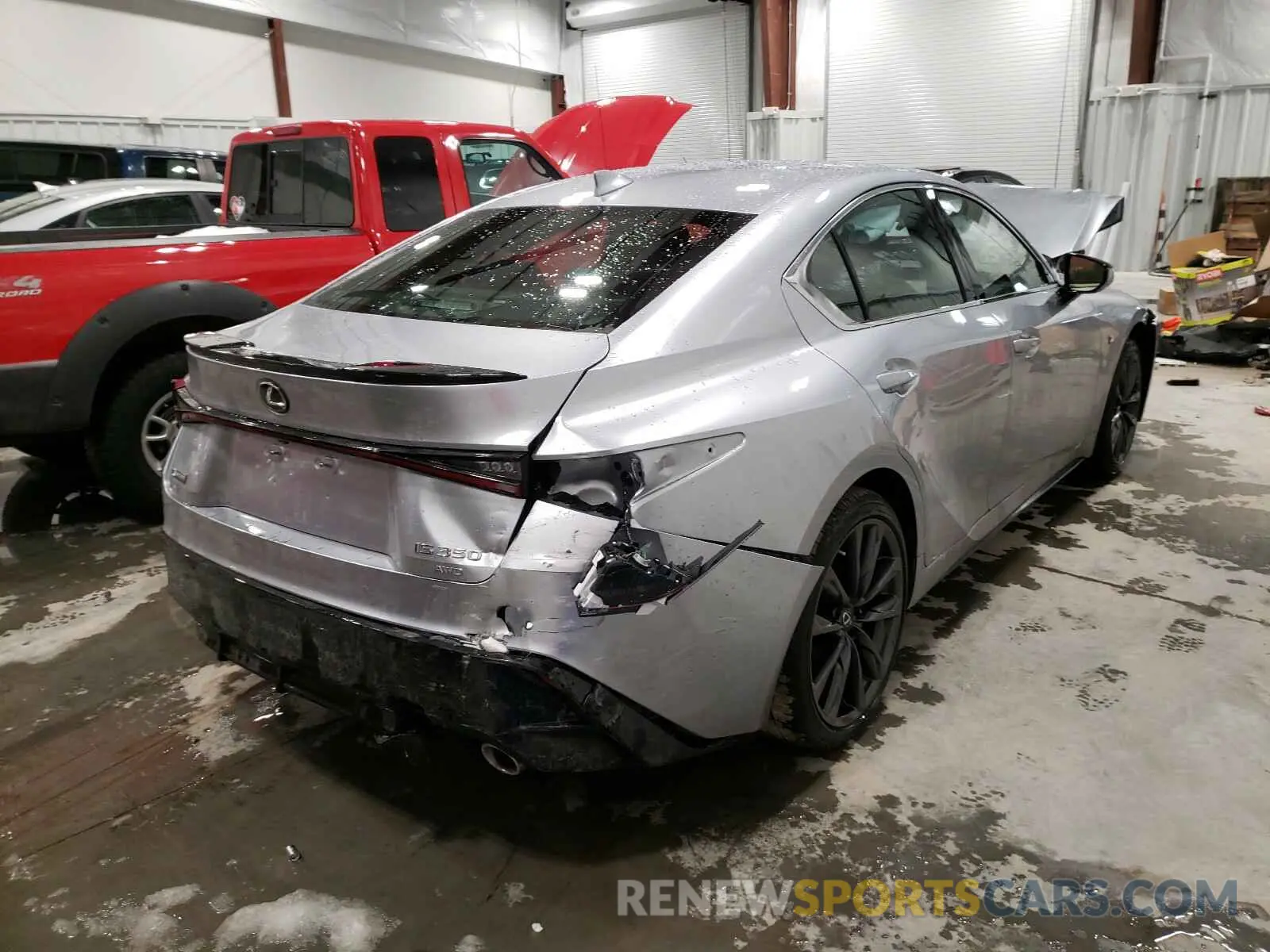 4 Photograph of a damaged car JTHGZ1E26M5018661 LEXUS IS 2021
