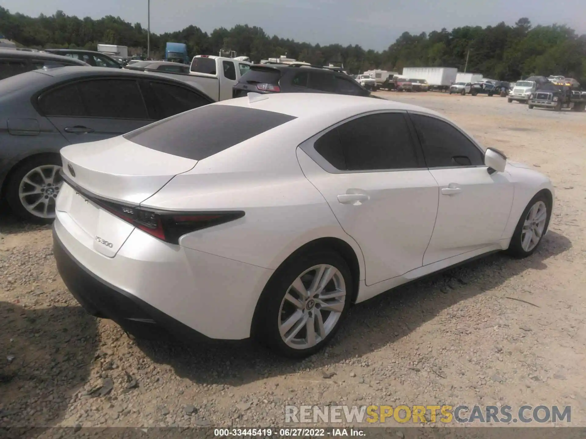 4 Photograph of a damaged car JTHAA1D22N5119499 LEXUS IS 2022